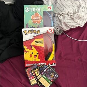 Pokemon Yellow and Red Kids Headphones